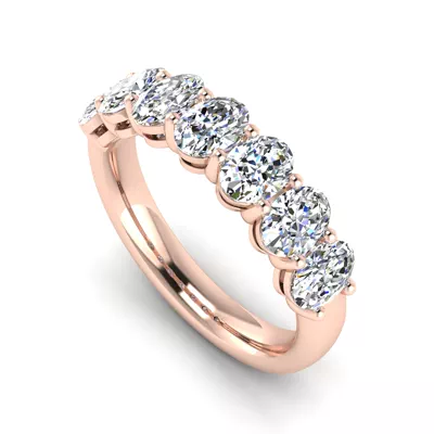 Mavi 7 Stone Diamond Band