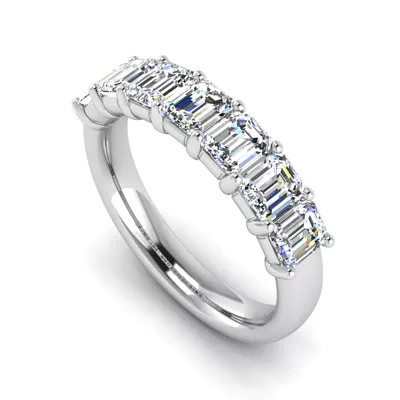 Mae 7 Stone Lab Diamond Band