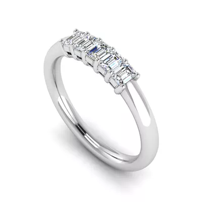 Salem 5 Stone Diamond Band
