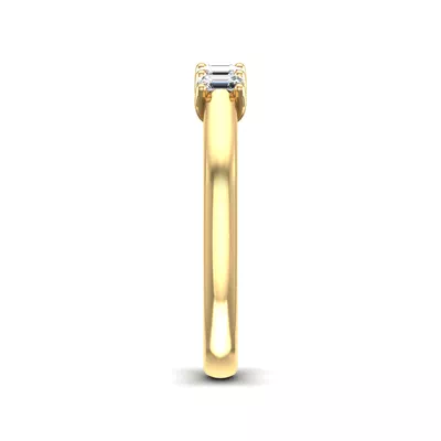 Salem 5 Stone Lab Diamond Band