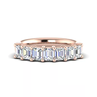 Adley 7 Stone Lab Diamond Band