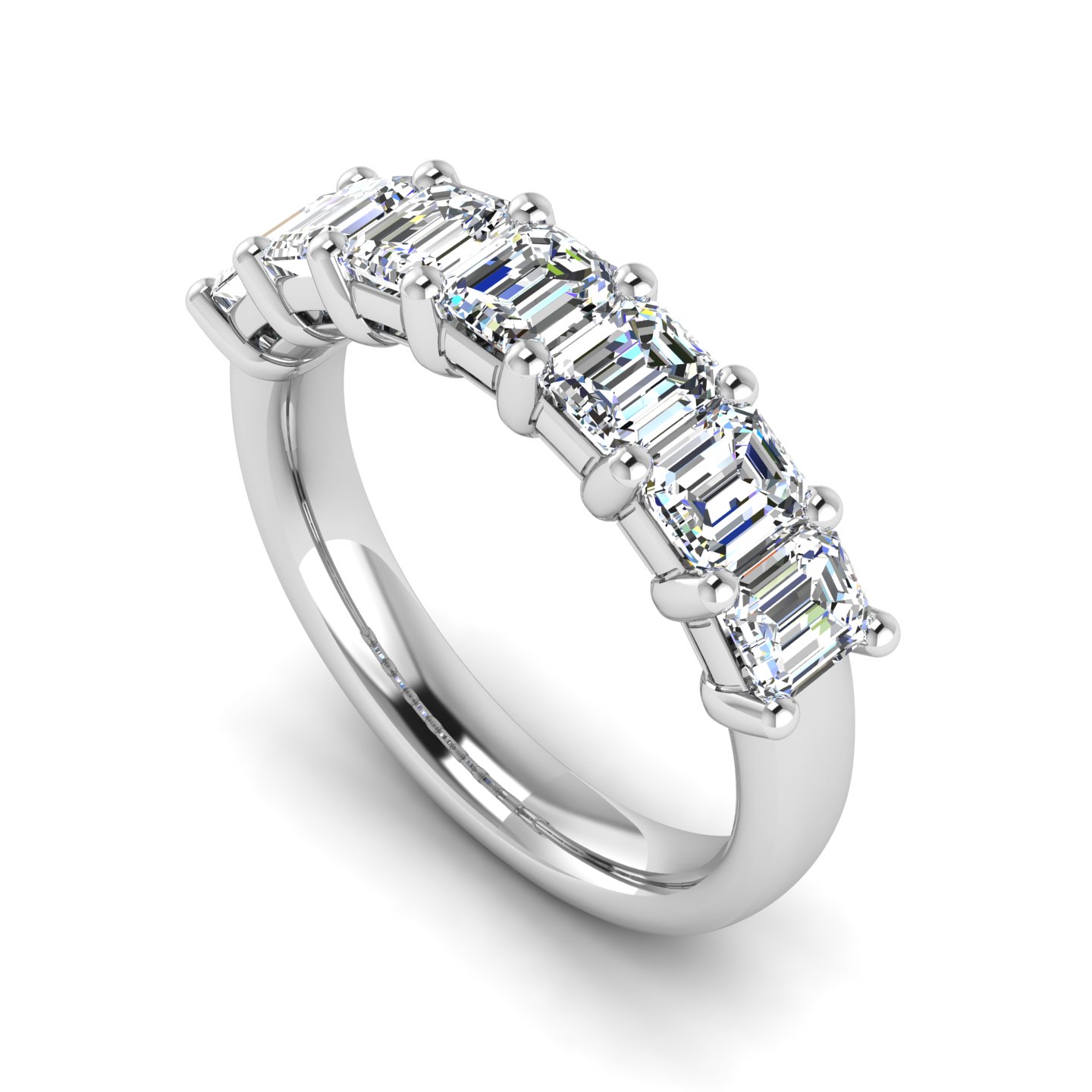 Adley 7 Stone Lab Diamond Band