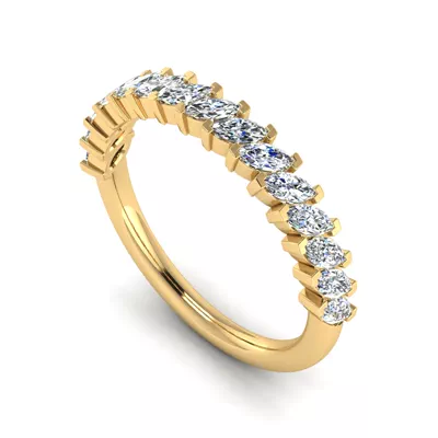 Alma Lab Diamond Anniversary Band