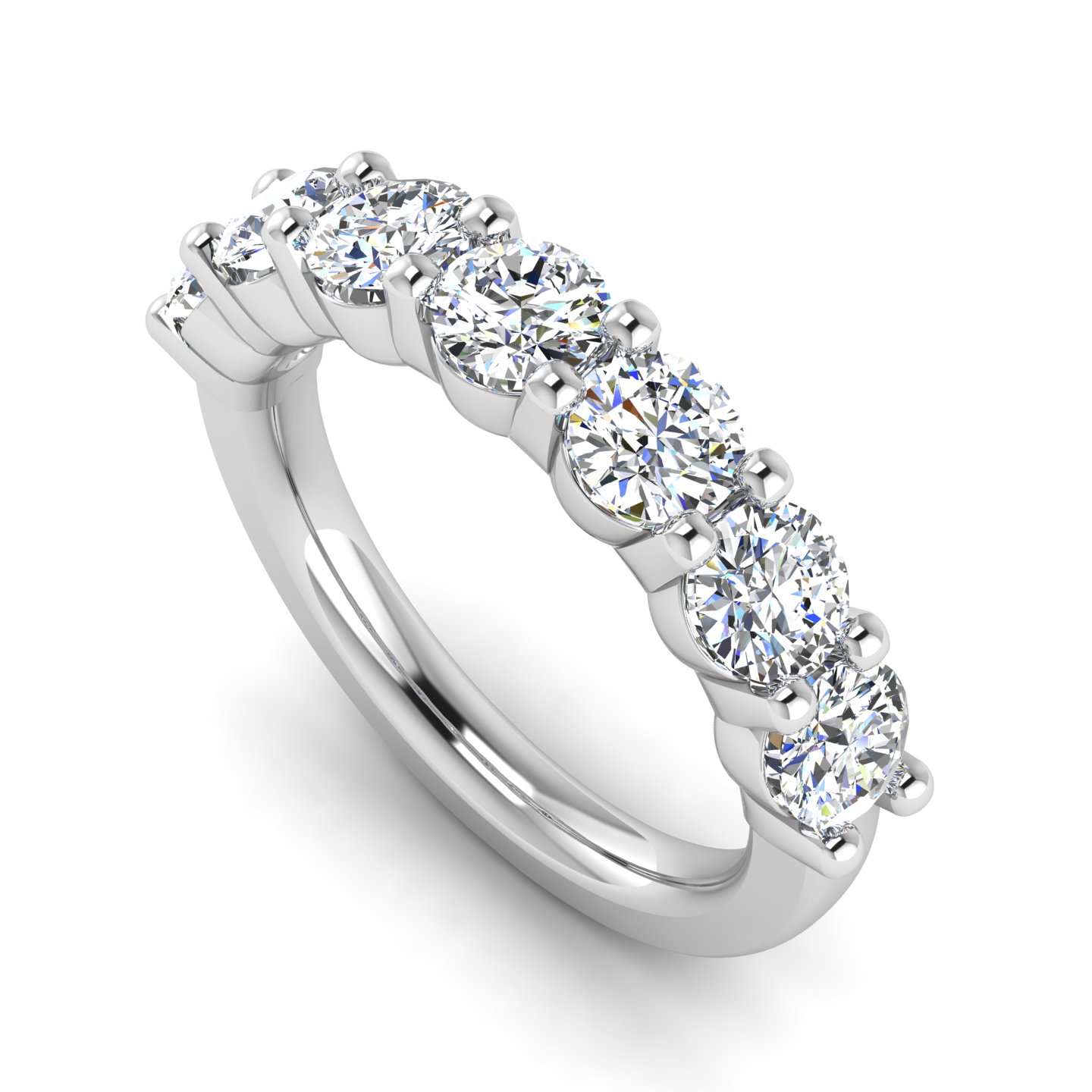 Bonnie 7 Stone Diamond Band