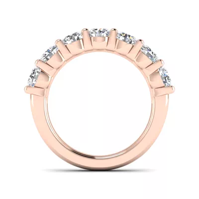 Bonnie 7 Stone Lab Diamond Band