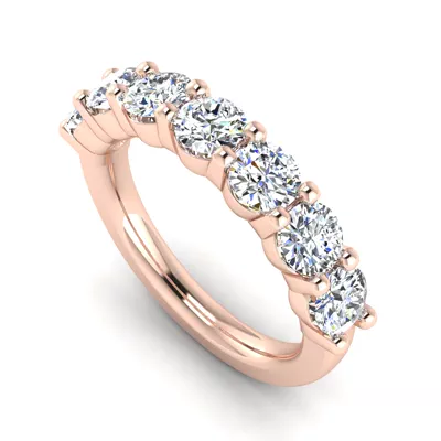 Bonnie 7 Stone Lab Diamond Band