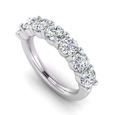 Bonnie 7 Stone Lab Diamond Band