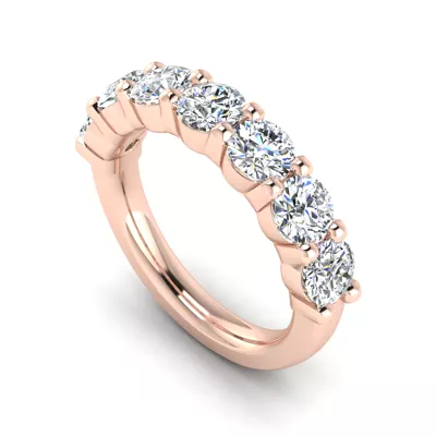 Mylah 7 Stone Lab Diamond Band