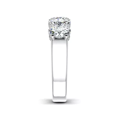 Aviana 5 Stone Shared Prong Lab Anniversary Band