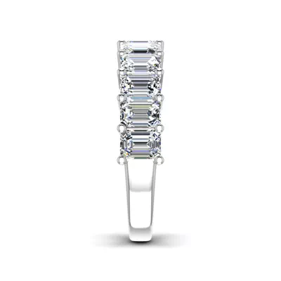 Monroe 11 Stone Shared Prong Lab Anniversary Band