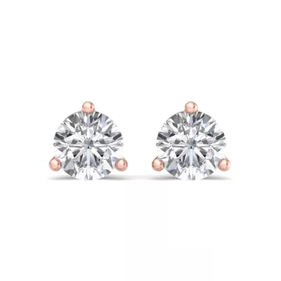Three-Prong Martini Earrings