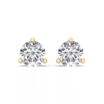 Three-Prong Martini Earrings