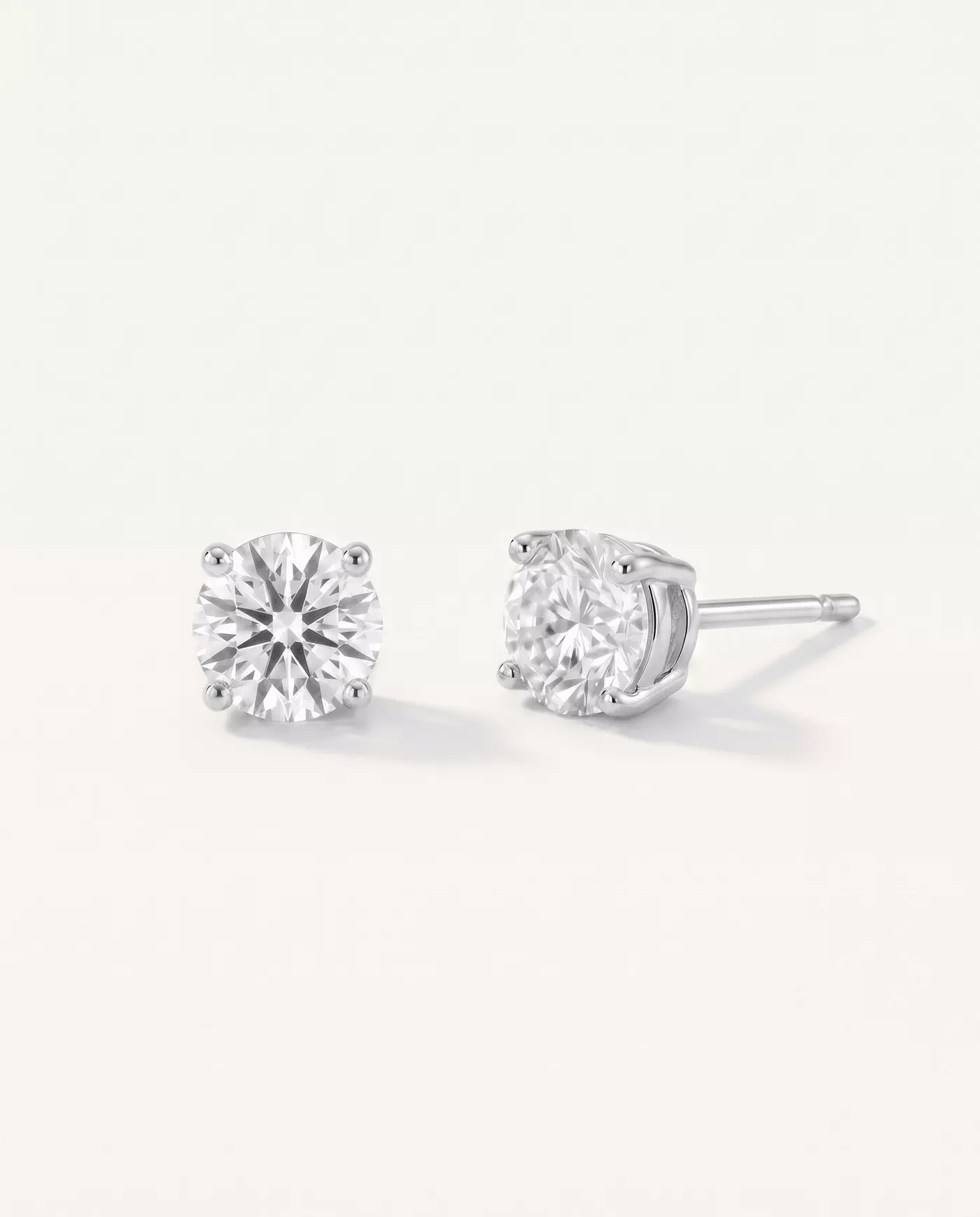 Four-Prong Earrings