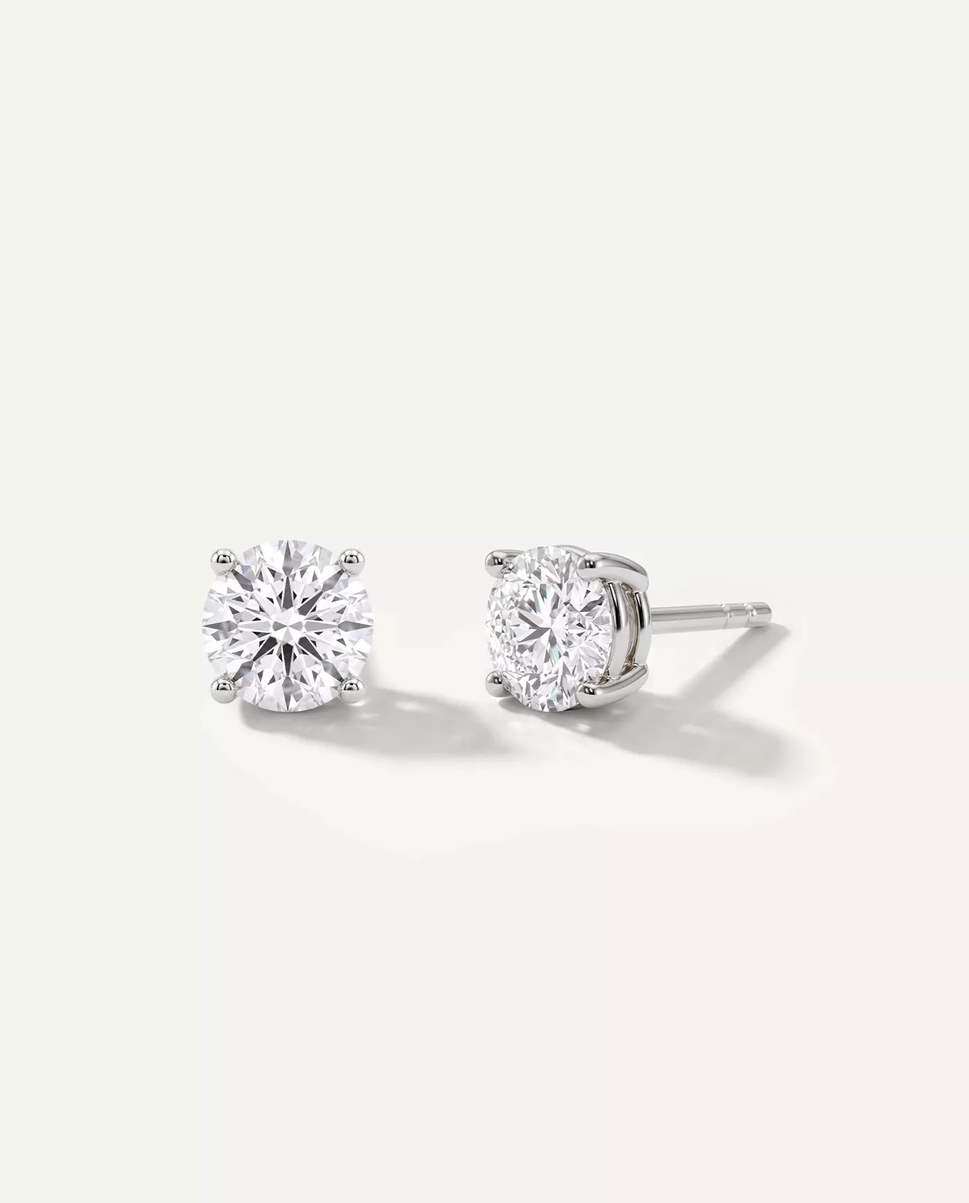 Four-Prong Earrings