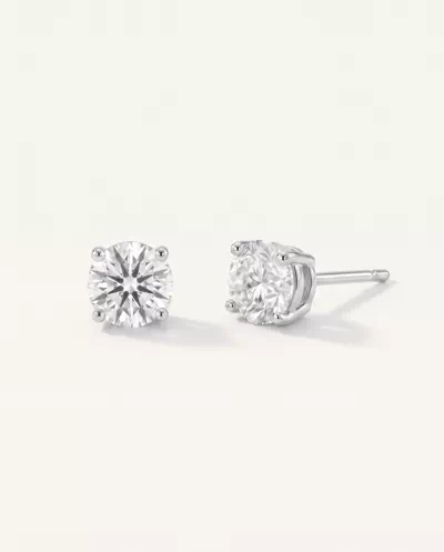 Four-Prong Earrings