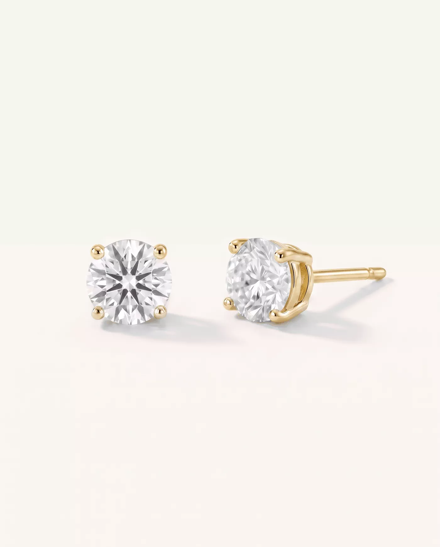 Four-Prong Earrings