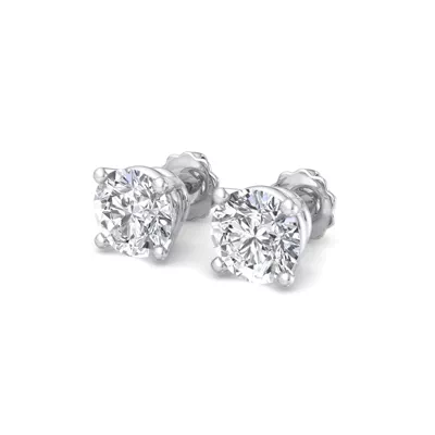 Four-Prong Earrings