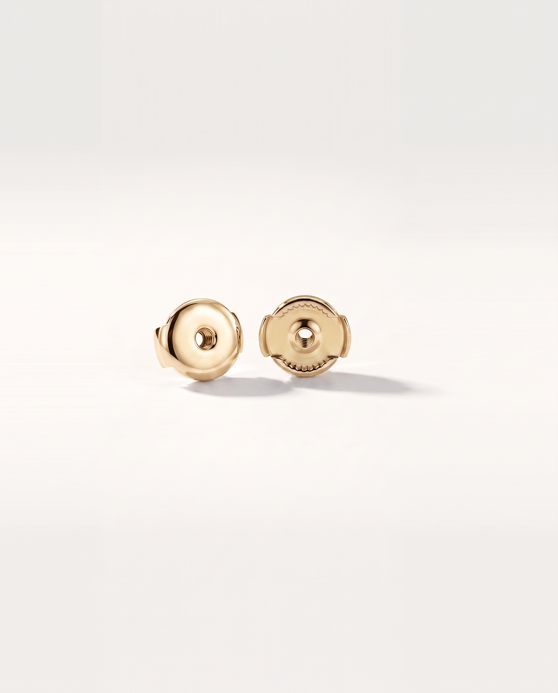 Three-Prong Martini Guardian Back Earrings
