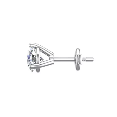Three-Prong Martini Guardian Back Earrings