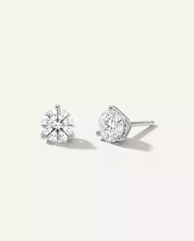 Three-Prong Martini Guardian Back Earrings