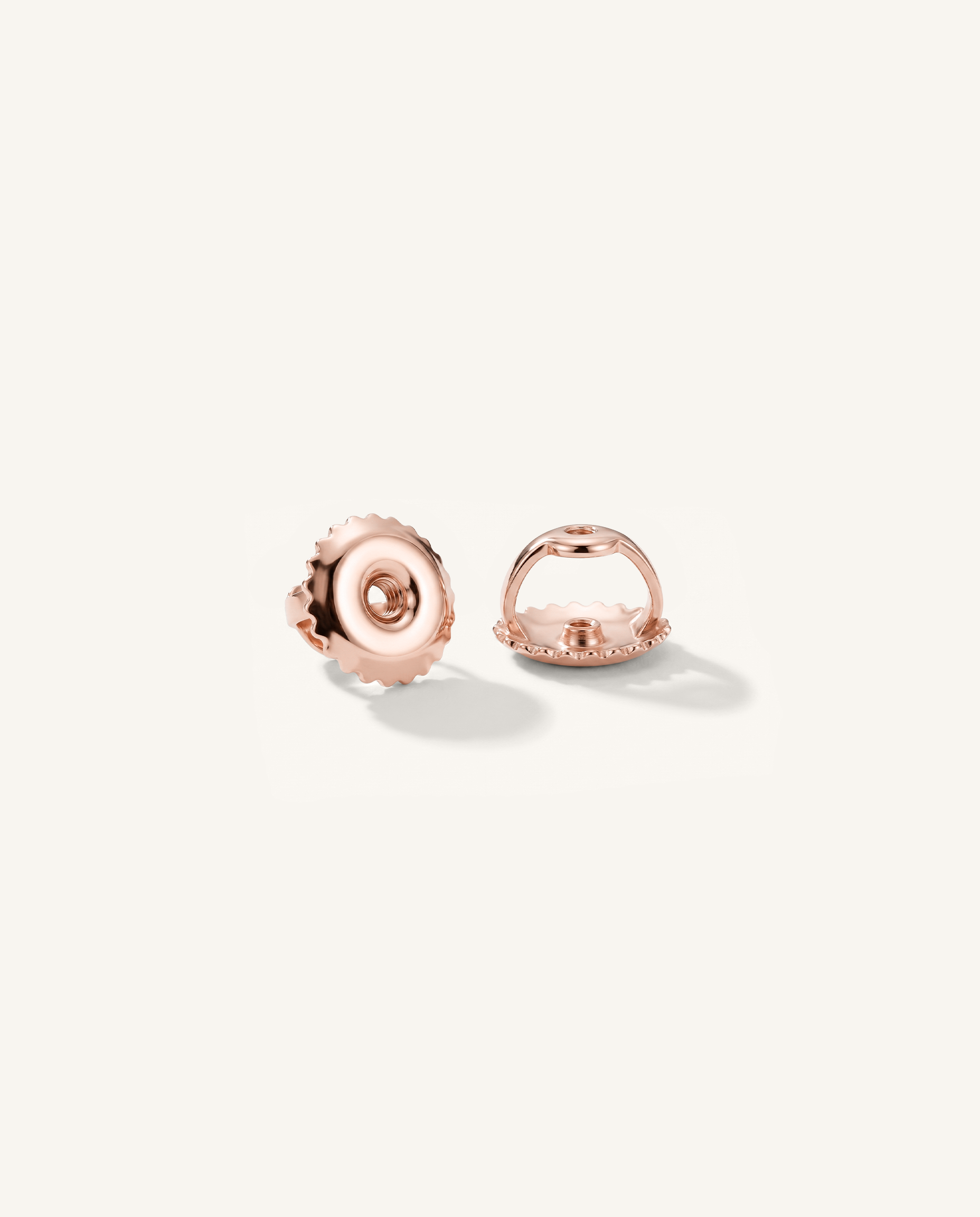 Four-Prong Screw Back Earrings