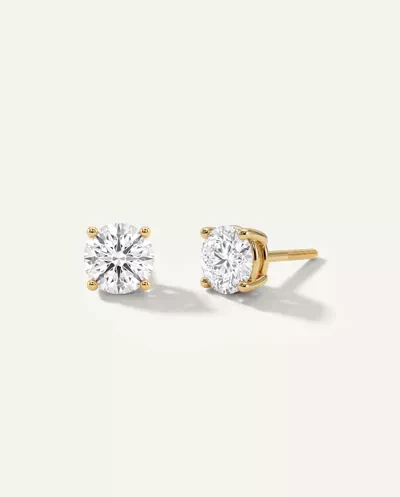 Four-Prong Screw Back Earrings