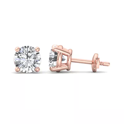 Four-Prong Guardian Back Earrings