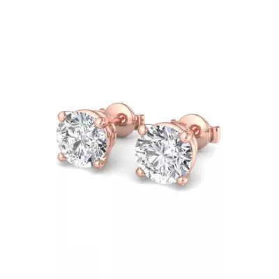 Four-Prong Guardian Back Earrings