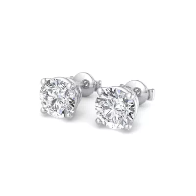 Four-Prong Guardian Back Earrings