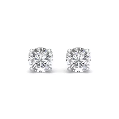 Four-Prong Guardian Back Earrings