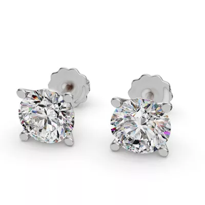 Four-Prong Martini Earrings