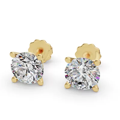 Four-Prong Martini Earrings