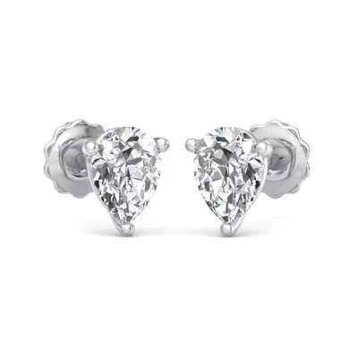Fancy Shape Three-Prong Martini Earrings