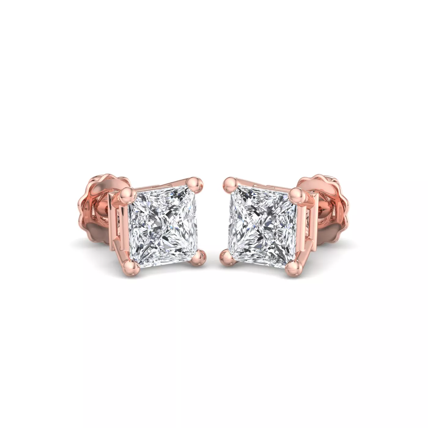 Fancy Shape Diamond Earrings