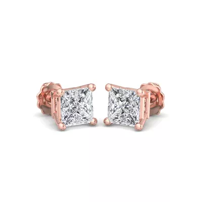 Fancy Shape Diamond Earrings