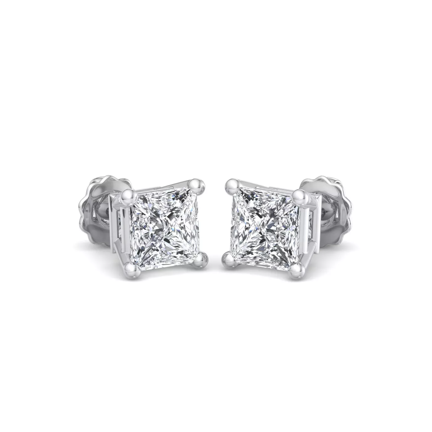 Fancy Shape Diamond Earrings
