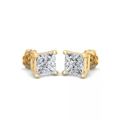 Fancy Shape Diamond Earrings