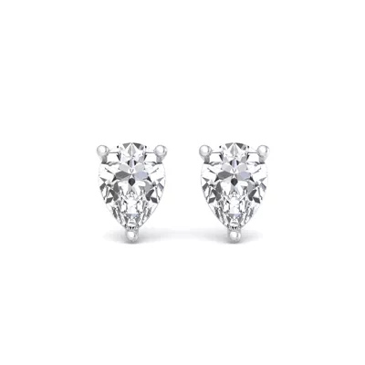 Fancy Shape Three-Prong Martini Guardian Back Earrings