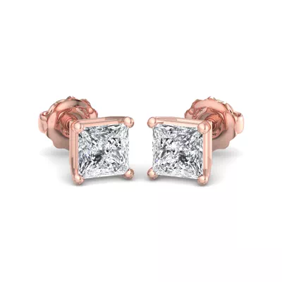 Fancy Shape Screw Back Earrings