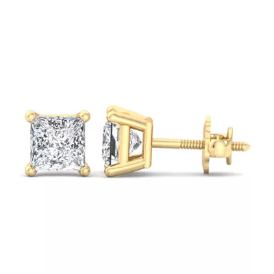 Fancy Shape Screw Back Earrings