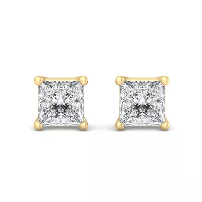 Fancy Shape Screw Back Earrings