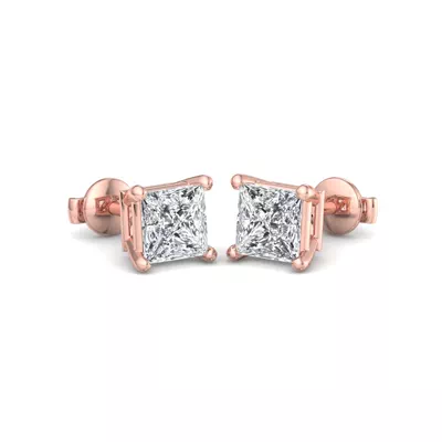 Fancy Shape Guardian Back Earrings
