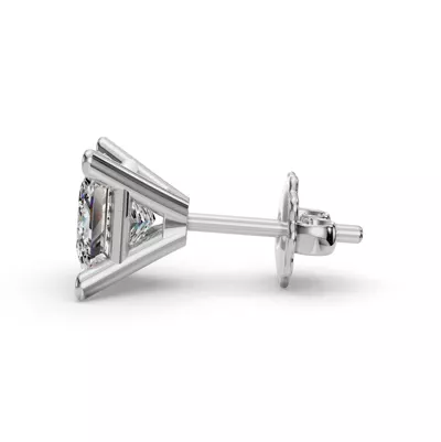 Princess Four-Prong Martini Earrings