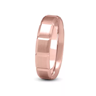 Step Cut Carved Band (8mm)