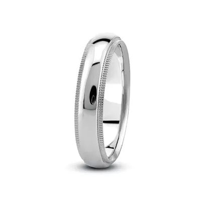 Dome Milgrain Comfort Fit (5mm)