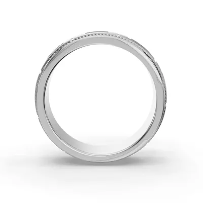 Fancy Carved Diamond Cut Band (5mm)
