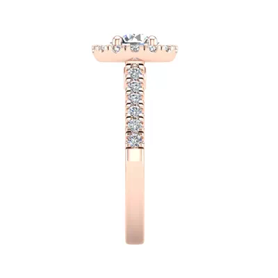 Myla Halo Engagement Ring