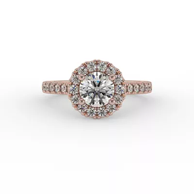 Myla Halo Engagement Ring