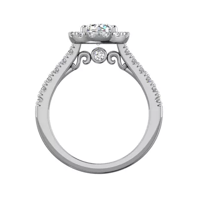 Myla Halo Engagement Ring