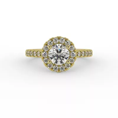 Myla Halo Engagement Ring